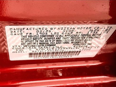 New 2025 Nissan Versa SV w/ Trunk Package image 35