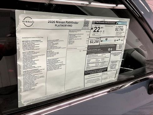 New 2026 Nissan Pathfinder Platinum AWD/4WD image 43
