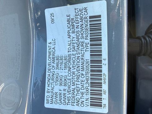 Certified 2026 Honda Civic Sport image 29