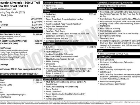 New 2026 Chevrolet Silverado 1500 LT Trail Boss w/ Convenience Package II AWD/4WD image 6