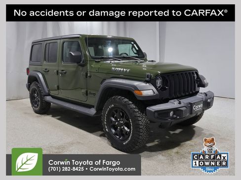 Used 2021 Jeep Wrangler Unlimited Sport AWD/4WD image 1