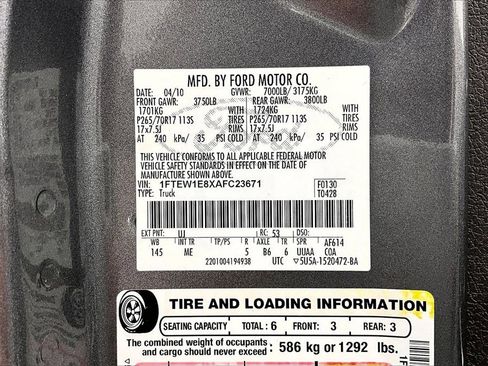 Used 2010 Ford F150 XLT image 34