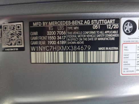 Certified 2021 Mercedes-Benz G 63 AMG 4MATIC image 32