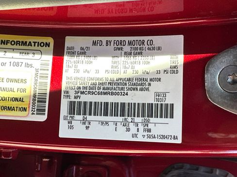 Used 2021 Ford Bronco Sport Outer Banks image 34