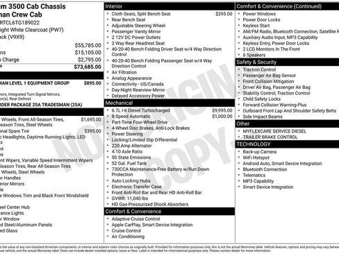 New 2026 RAM 3500 Tradesman AWD/4WD image 5