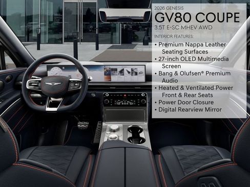 New 2026 Genesis GV80 3.5T e-SC AWD/4WD image 17