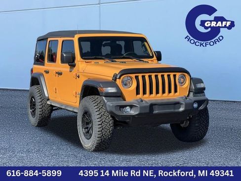 Used 2021 Jeep Wrangler Unlimited Sport AWD/4WD image 1