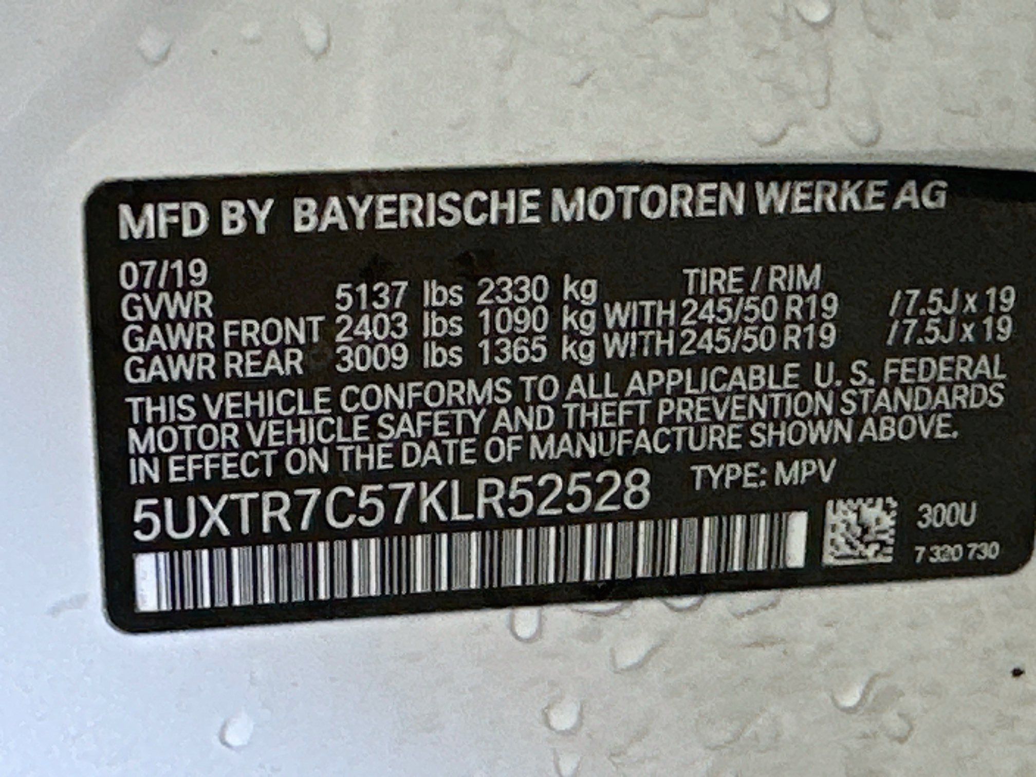 Used 2019 BMW X3 sDrive30i w/ Premium Package RWD image 12