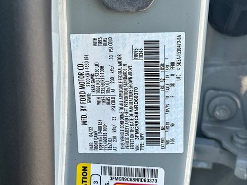 Used 2022 Ford Bronco Sport Outer Banks w/ Tech Package AWD/4WD image 31
