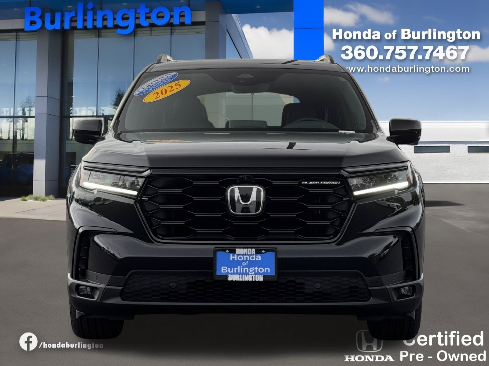 Certified 2025 Honda Pilot Black Edition image 11