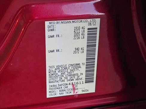 Used 2013 Nissan Altima 2.5 SV w/ 2.5SV Convenience Pkg image 24