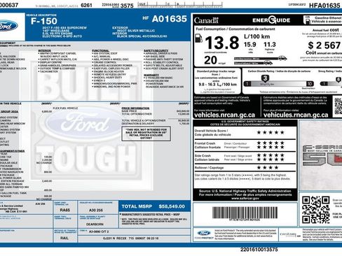 Used 2017 Ford F150 XLT w/ Equipment Group 302A Luxury AWD/4WD image 5