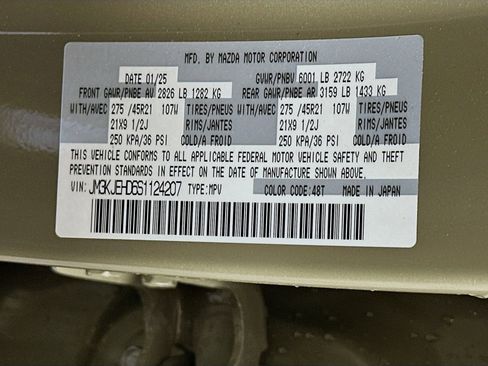 Certified 2025 MAZDA CX-70 3.3 Turbo w/ Premium Plus Pkg AWD/4WD image 34