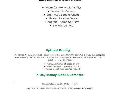 Used 2019 Chevrolet Traverse Premier image 2