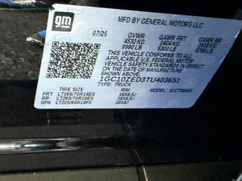 New 2026 Chevrolet Silverado EV LT w/ Plus Package AWD/4WD image 43