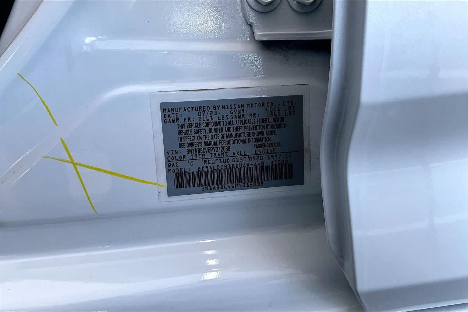 Used 2023 Nissan Sentra SV w/ All-Weather Package FWD image 34