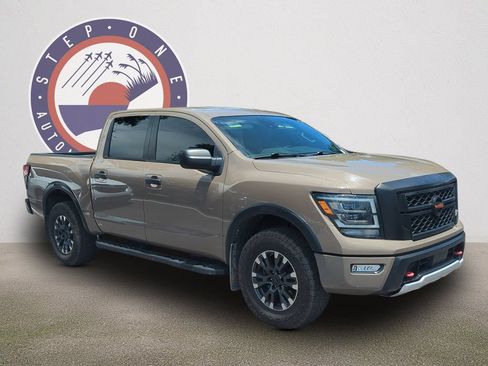 Used 2022 Nissan Titan PRO-4X w/ Off Road Protection Package AWD/4WD image 1