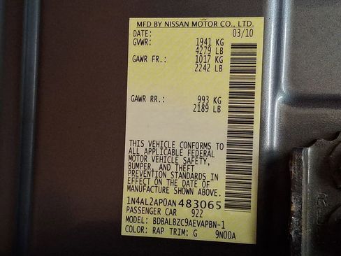 Used 2010 Nissan Altima 2.5 SL w/ SL Pkg image 27