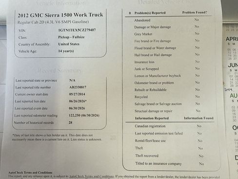 Used 2012 GMC Sierra 1500 W/T RWD image 18