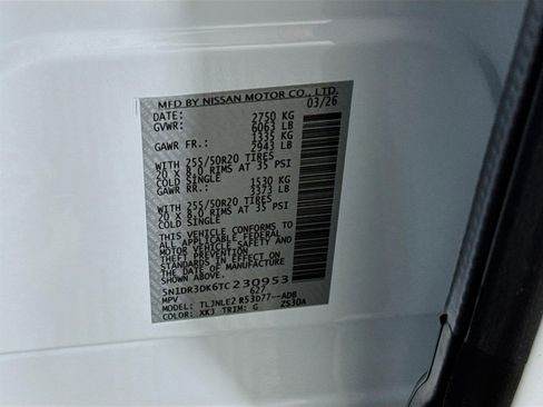New 2026 Nissan Pathfinder Platinum AWD/4WD image 33