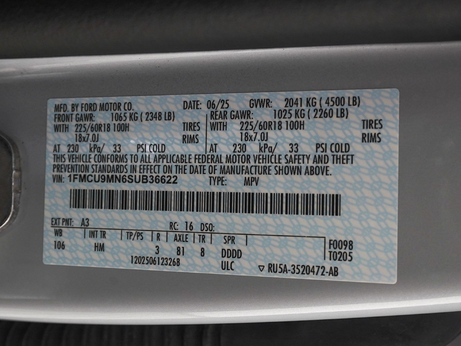 Used 2025 Ford Escape ST-Line AWD/4WD image 31
