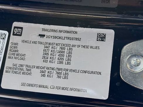 Used 2026 Cadillac Escalade Platinum Sport w/ LPO, ONYX Package AWD/4WD image 40