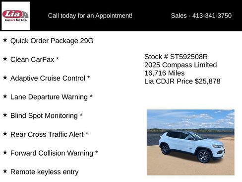 Certified 2025 Jeep Compass Limited AWD/4WD image 6