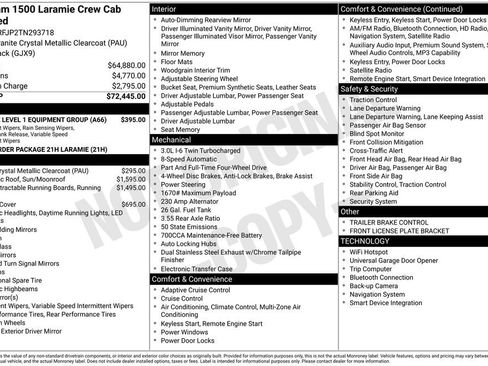 Used 2026 RAM 1500 Laramie AWD/4WD image 2