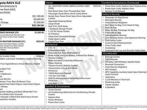 Certified 2023 Toyota RAV4 XLE w/ Convenience Package AWD/4WD image 21