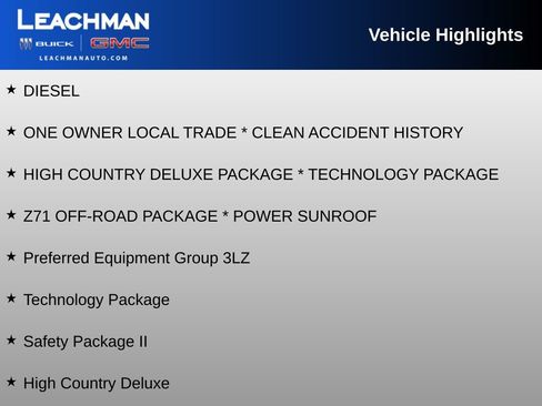 Used 2022 Chevrolet Silverado 2500 High Country w/ Z71 Off-Road Package image 5