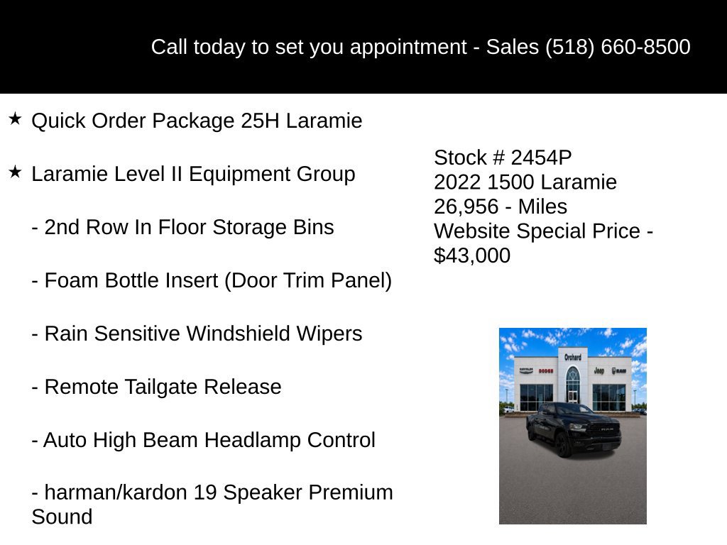 Used 2022 RAM 1500 Laramie AWD/4WD image 5