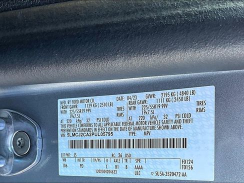 Certified 2023 Lincoln Corsair Reserve w/ Equipment Group 202A image 36