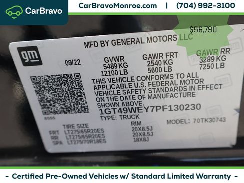 Used 2023 GMC Sierra 3500 Denali w/ Denali Ultimate Package AWD/4WD image 56