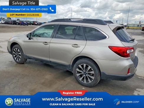 Used 2017 Subaru Outback 2.5i Limited AWD/4WD image 3