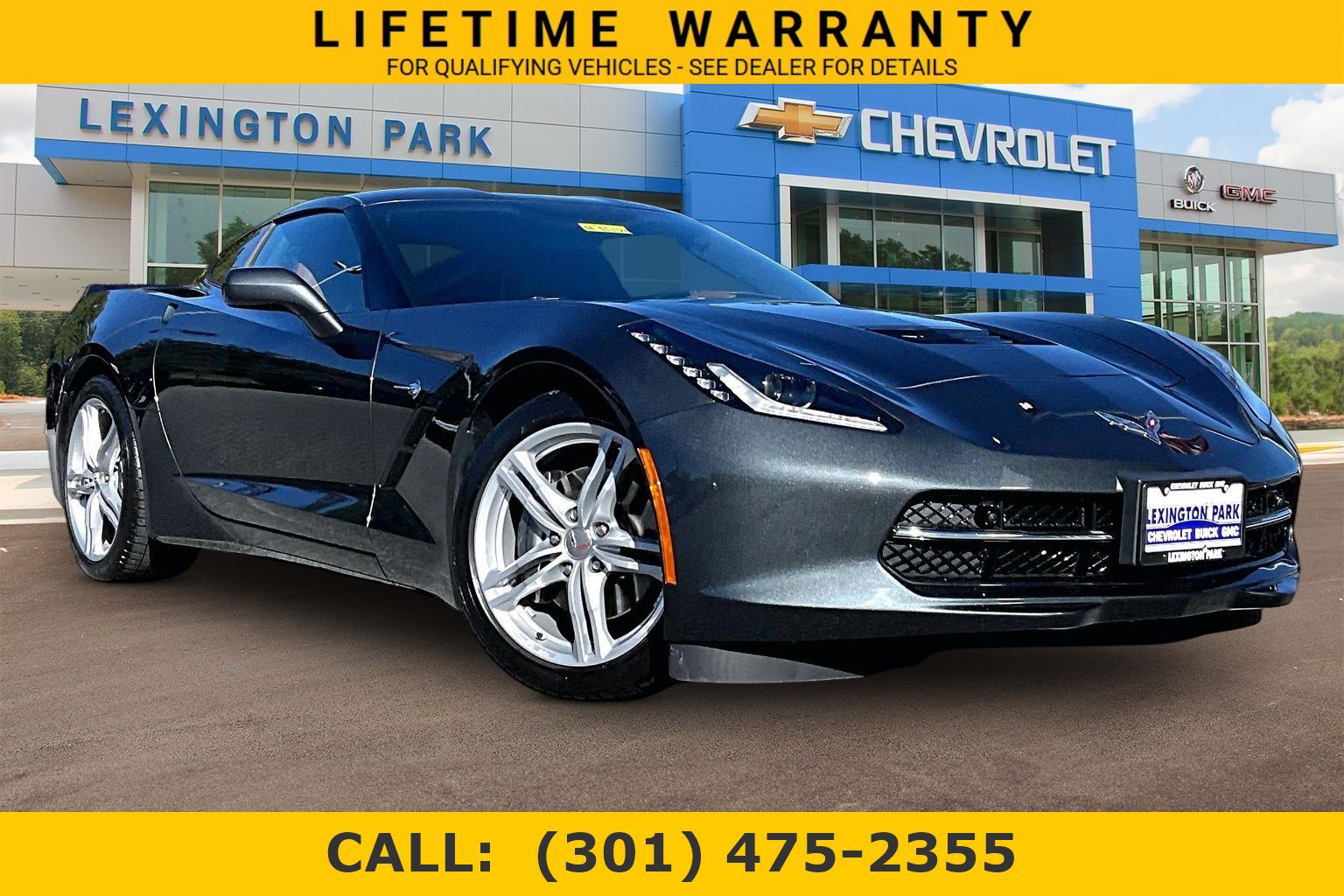 Used 2017 Chevrolet Corvette Stingray Coupe w/ 3LT Preferred Equipment Group RWD image 1