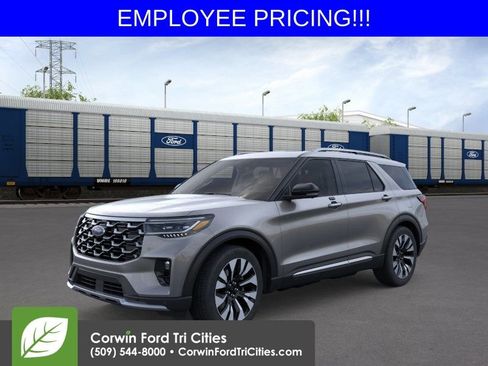 New 2026 Ford Explorer Platinum w/ LUX Leather Package AWD/4WD image 2