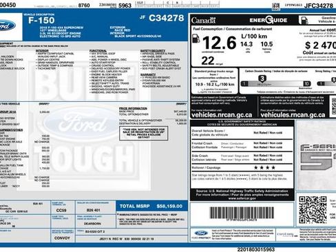 Used 2018 Ford F150 XLT w/ Equipment Group 301A Mid AWD/4WD image 3