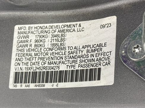 Certified 2024 Honda Civic LX image 29