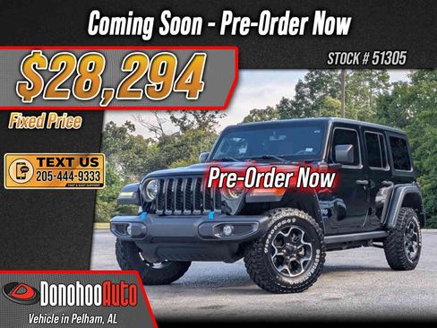 Used 2023 Jeep Wrangler Unlimited Rubicon 4xe AWD/4WD image 1