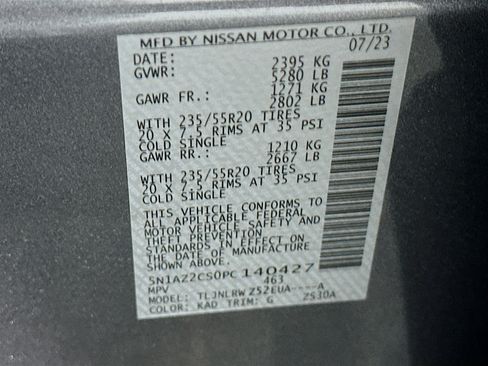 Used 2023 Nissan Murano SL AWD/4WD image 12