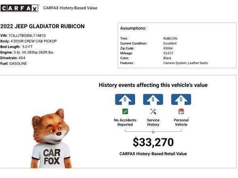 Used 2022 Jeep Gladiator Rubicon w/ Trailer Tow Package image 14