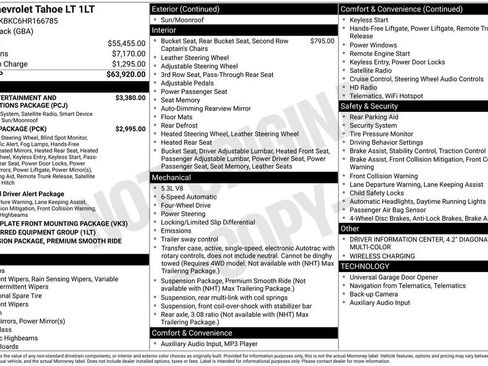 Used 2017 Chevrolet Tahoe LT AWD/4WD image 6
