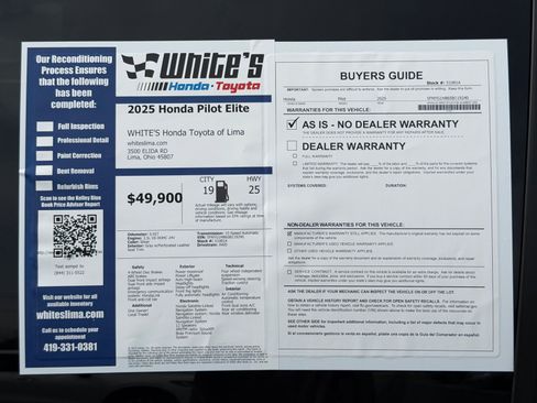 Used 2025 Honda Pilot Elite image 41