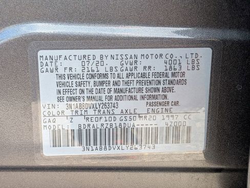 Used 2020 Nissan Sentra SR FWD image 29