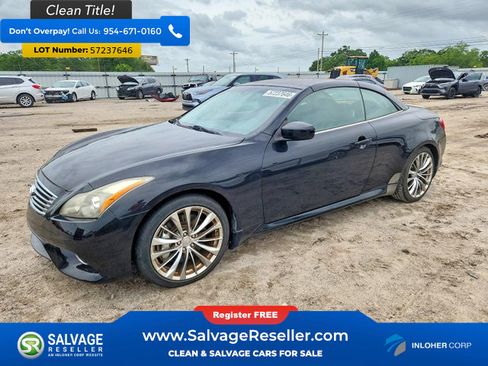 Used 2012 INFINITI G37 Convertible w/ Premium Pkg RWD image 1