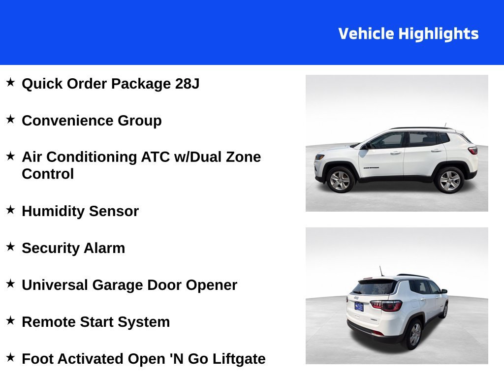 Used 2022 Jeep Compass Latitude w/ Convenience Group FWD image 4