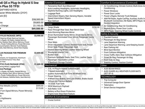 Certified 2024 Audi Q5 e Premium Plus w/ Premium Plus Package image 44