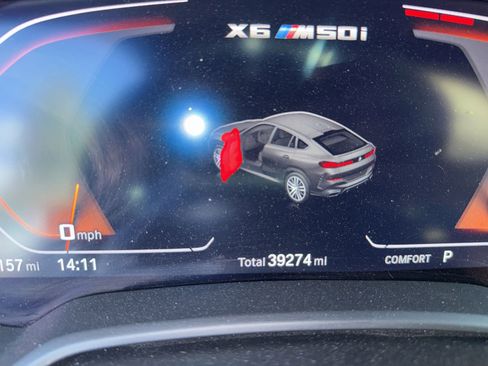 Used 2022 BMW X6 M50i w/ Executive Package AWD/4WD image 2
