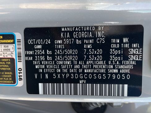 Certified 2025 Kia Telluride EX X-Line AWD/4WD image 30
