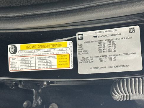 Used 2021 Chevrolet Tahoe LT AWD/4WD image 30